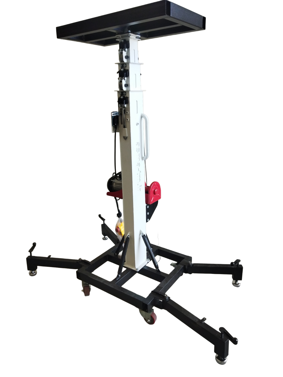 بالابر تلسکوپی پایه عنکبوتی